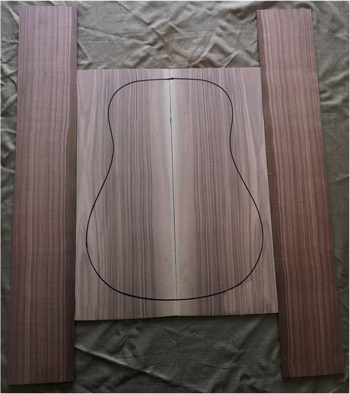 1 Set Guitar Back and Side Kit 41inch Guitar Panel Guitarra Making Material DIY Guitar Kit (Color : 15)