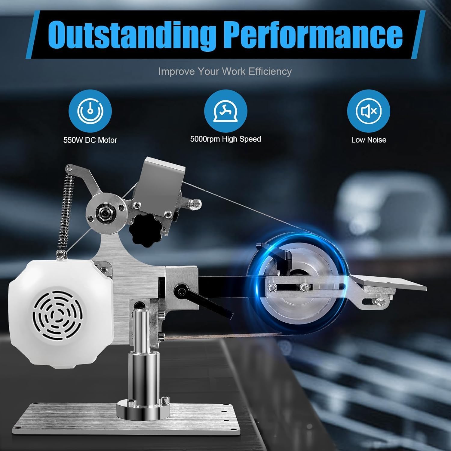 550W Desktop Belt Machine, 1x30