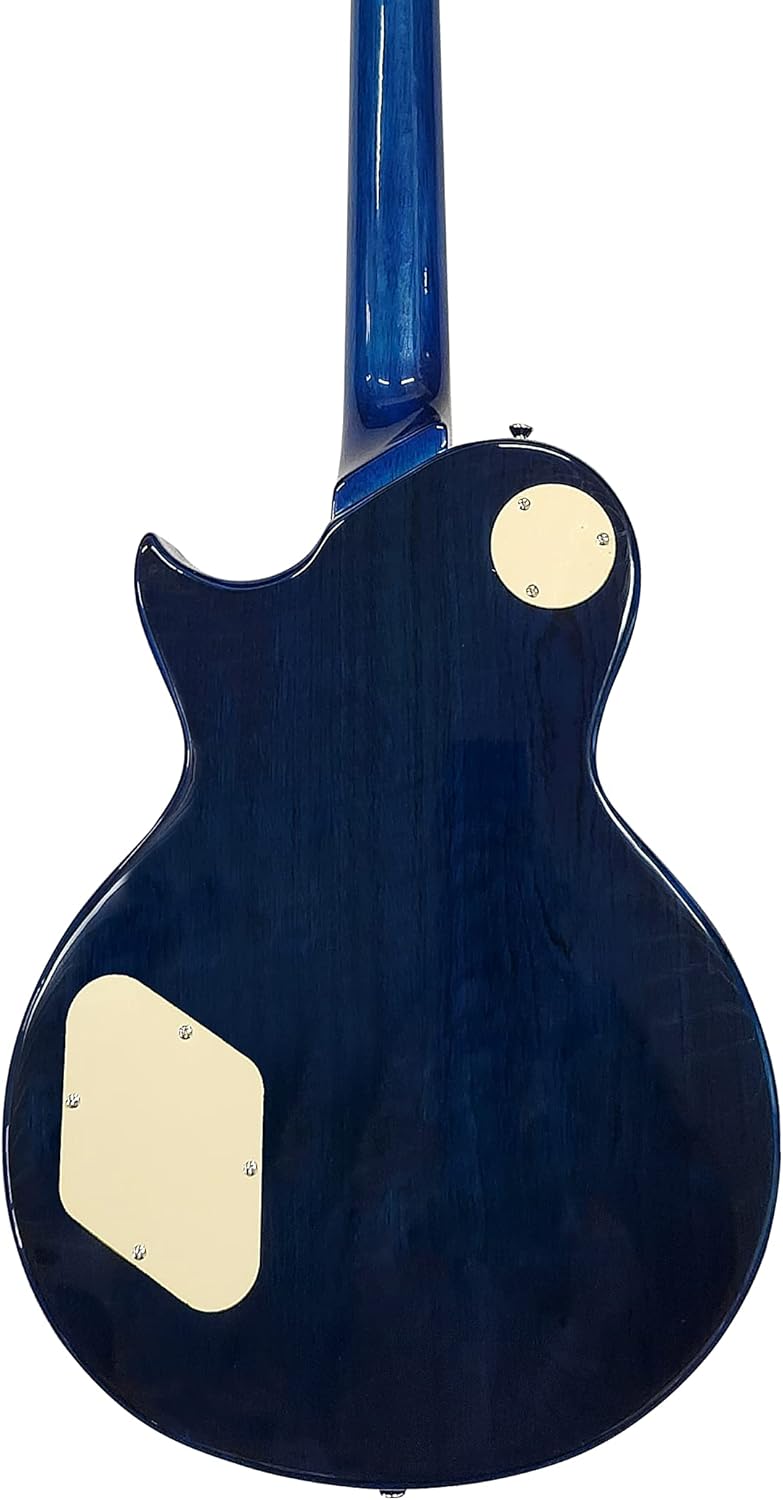 IYV 6 String Solid-Body Electric Guitar, Right, Ocean Blue (ILS-300 O (ILS-300 O. Blue)
