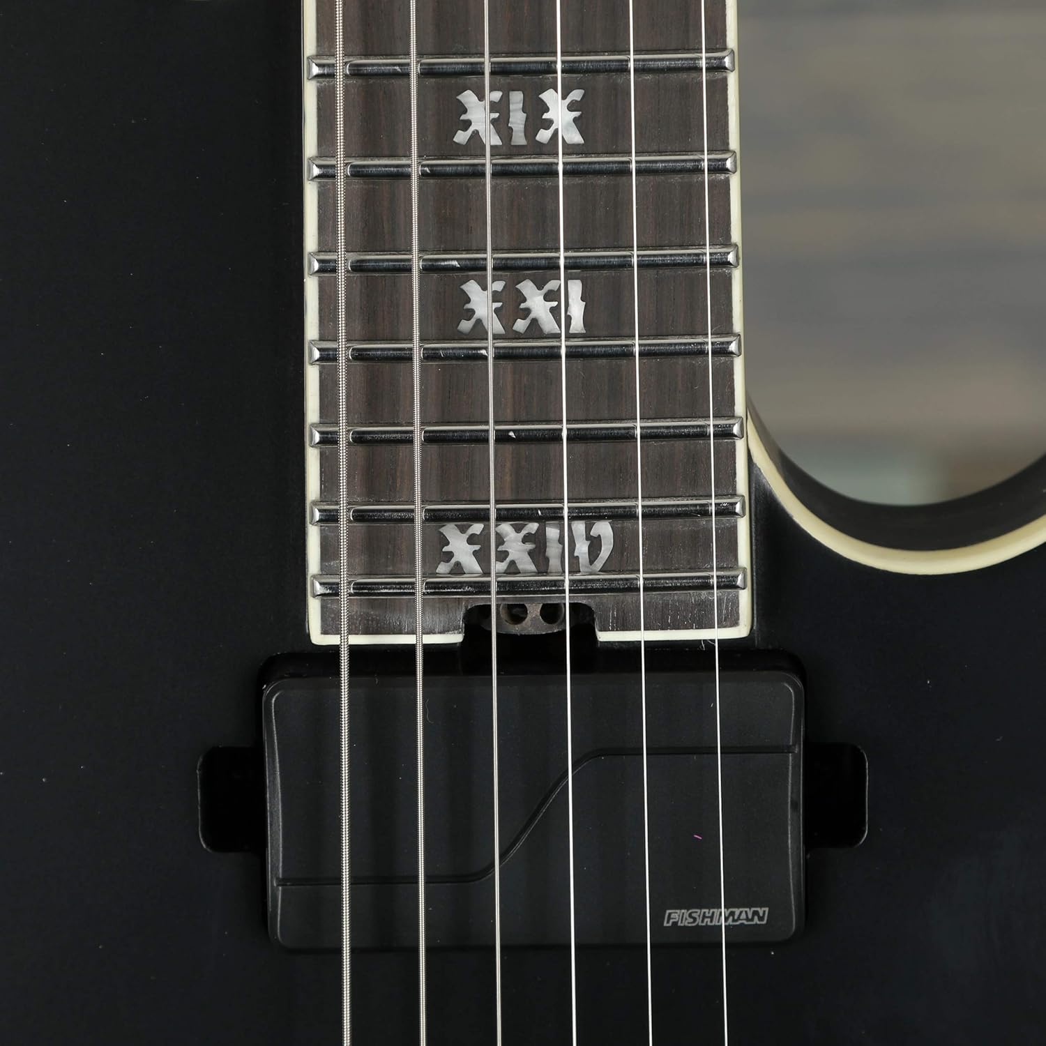 Schecter PT SLS Evil Twin Elite Series Solid Body Electric Guitar Ebony/Satin Black - 1342