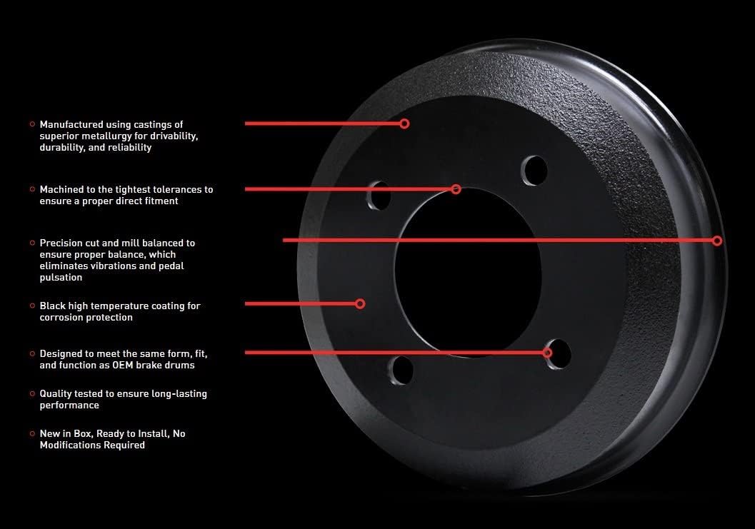 Dynamic Friction Company True Balanced Brake DRUM (1) 365-54054
