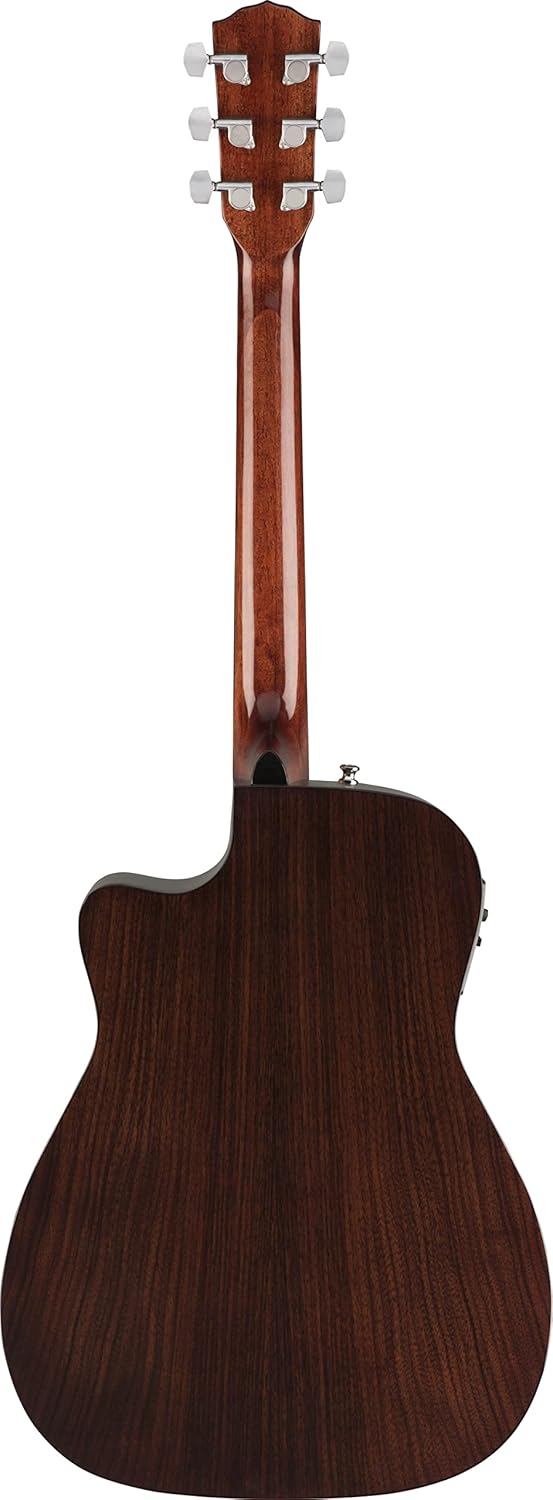 Fender CC-140SCE Concert Cutaway Acoustic Guitar, Natural, with Case