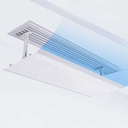 Universal Central Ceiling Air Conditioner Wind Guide and Anti-Straight Blowing Cover A/c Hood Wind Deflector Wall-Mounted Air Conditioner Deflectors Help with Cooling/Heating Cycles
