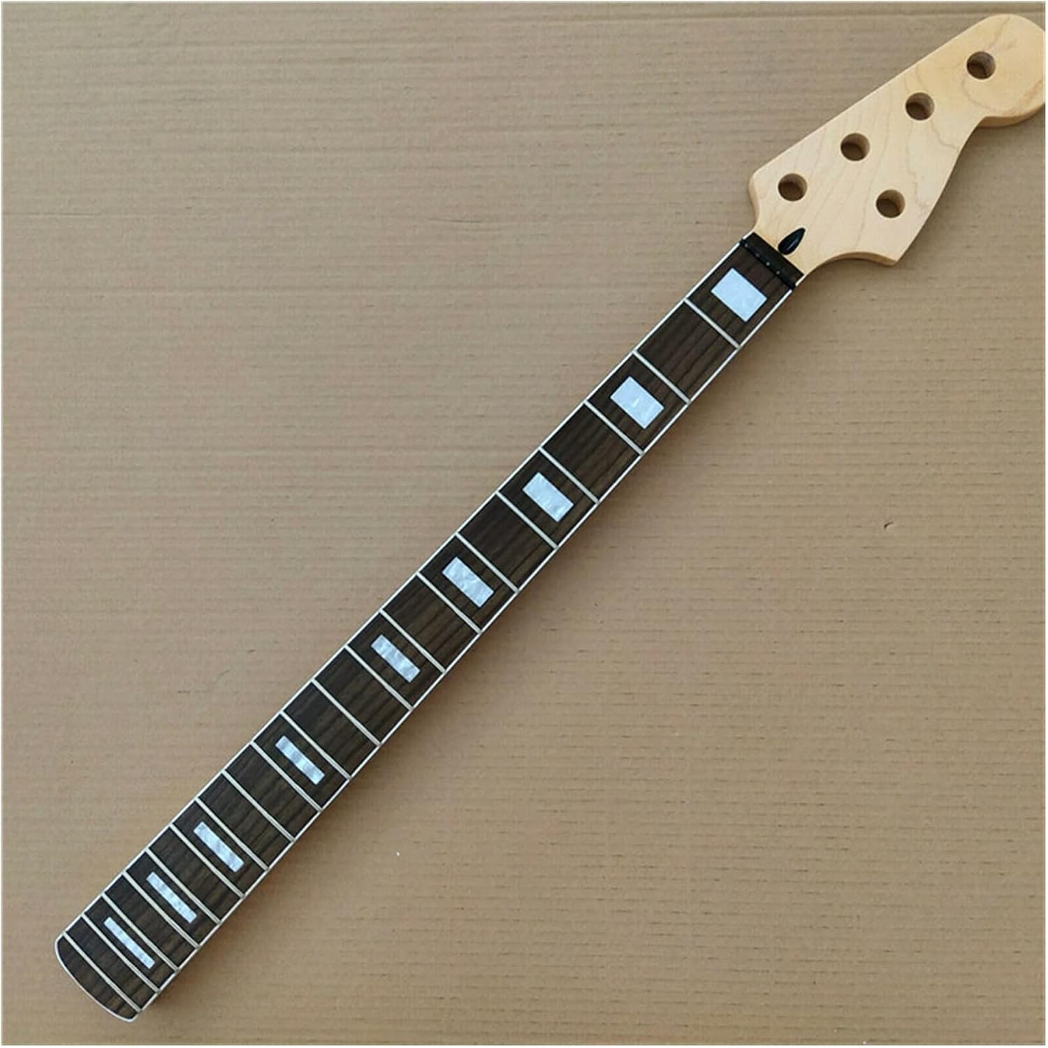 Electric Guitar Neck 20 Fret Maple 5 String Bass Neck Rosewood Fingerboard Neck Replacement Unfinished Guitar Neck