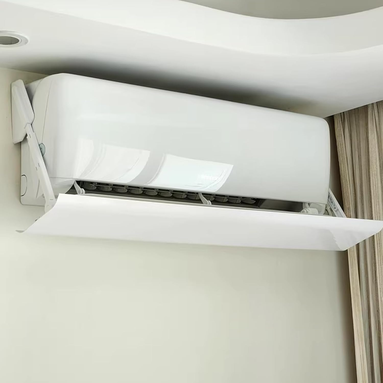 Air Conditioner Wind Deflector, Universal Cool Air Baffle for Wall-Mounted Vents, Air Deflector, Rotation Adjustment Direction