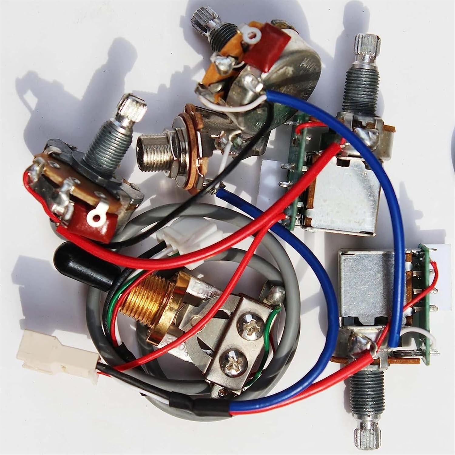 Neck and Bridge Pickups with Wiring Harness Pots 3way Converter for Electric Guitar Parts Electric Guitar Pickups Set