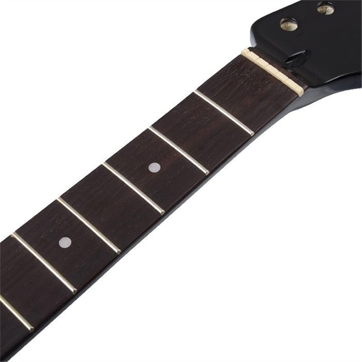 TSTS 21 22 Frets Maple Electric Guitar Neck Maple Fretboard Inlay Dots Black Guitar Accessories Guitar ​Neck Replacement (Color : 22frets Rosewod)