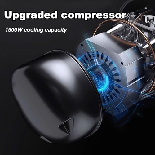 4-in-1 Portable AC with Touch and Remote Control Small Room Air Conditioner, No Window Needed, Camping AC with Top Handle for Bedroom 8-10㎡