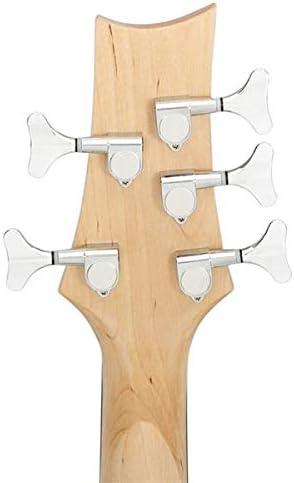 Home GIB Electric 5 String Bass Guitar Full Size Bag Strap Pick Connector Wrench Tool Burlywood 3-7 Days Delivery