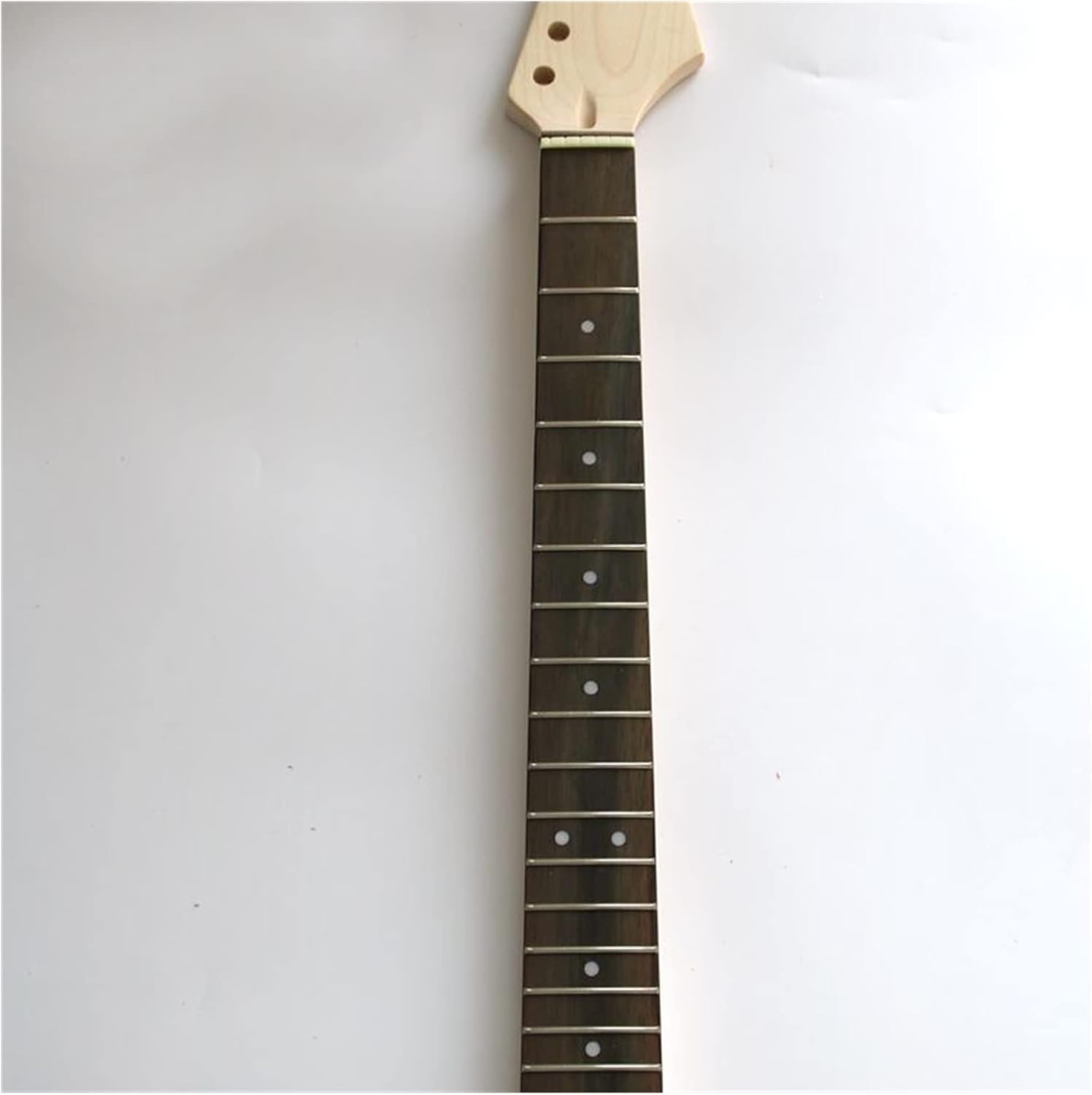 Unfinished Guitar Kit DIY Electric Guitar Making Kit, Maple Maple, Tiger Grain Basswood Body, Hard Maple Neck Handmade ​Guitar Body