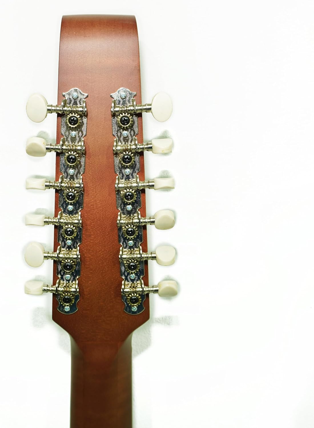 Acoustic 12 Strings Folk Lute Folk Guitar Kobza Vihuela Ukraine Natural Wood Hand painted Perfect Sound! Rare Musical Instrument!