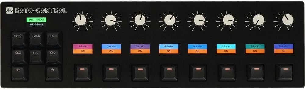 Melbourne Instruments ROTO-CONTROL DAW and MIDI Controller Bundle with 2x Kellards MID-P10T Pro MIDI to MIDI Cable 10 Feet