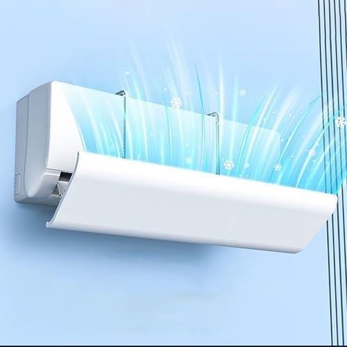 Universal Air Conditioner Deflector, Adjustable Air Conditioning Baffle, Anti-Direct Blow Baffle, Easy to Install, for Winter & Summer Use