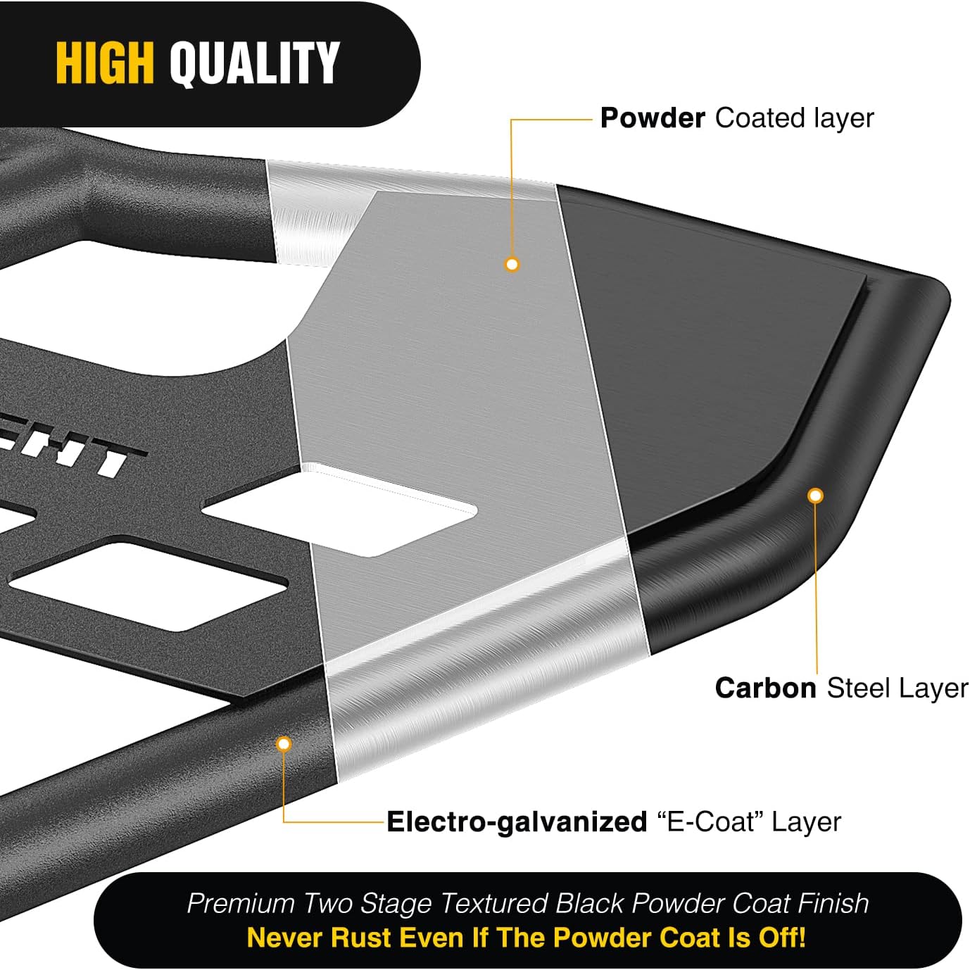 Nilight Off Road Front Rear Tubular Doors W/Side View Mirrors Compatible with 2007 2008 2009 2010 2011 2012 2013 2014 2015 2016 2017 2018 Wrangler JK 4 Door Only