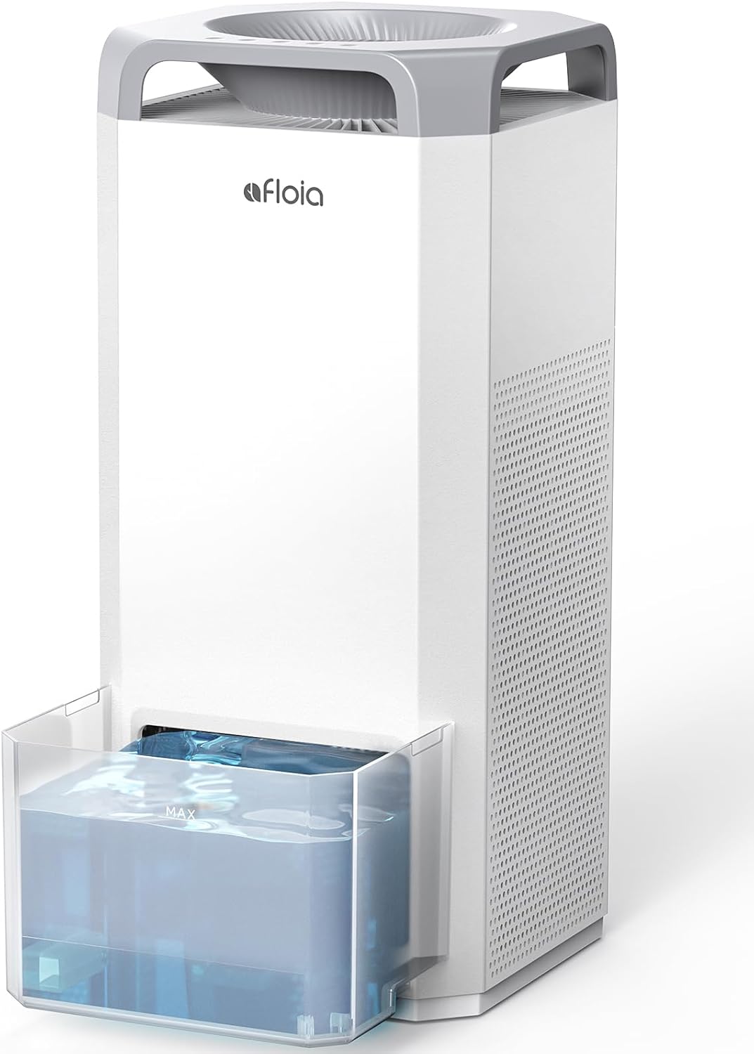 Afloia Humidifier for Bedroom Large Room - Mist Free Evaporative 2 in 1 Humidifier and Air Purifier in One Combo for Home with Top Fill 5L Tank/Humidity&Air Quality Sensor/2-24H Timer