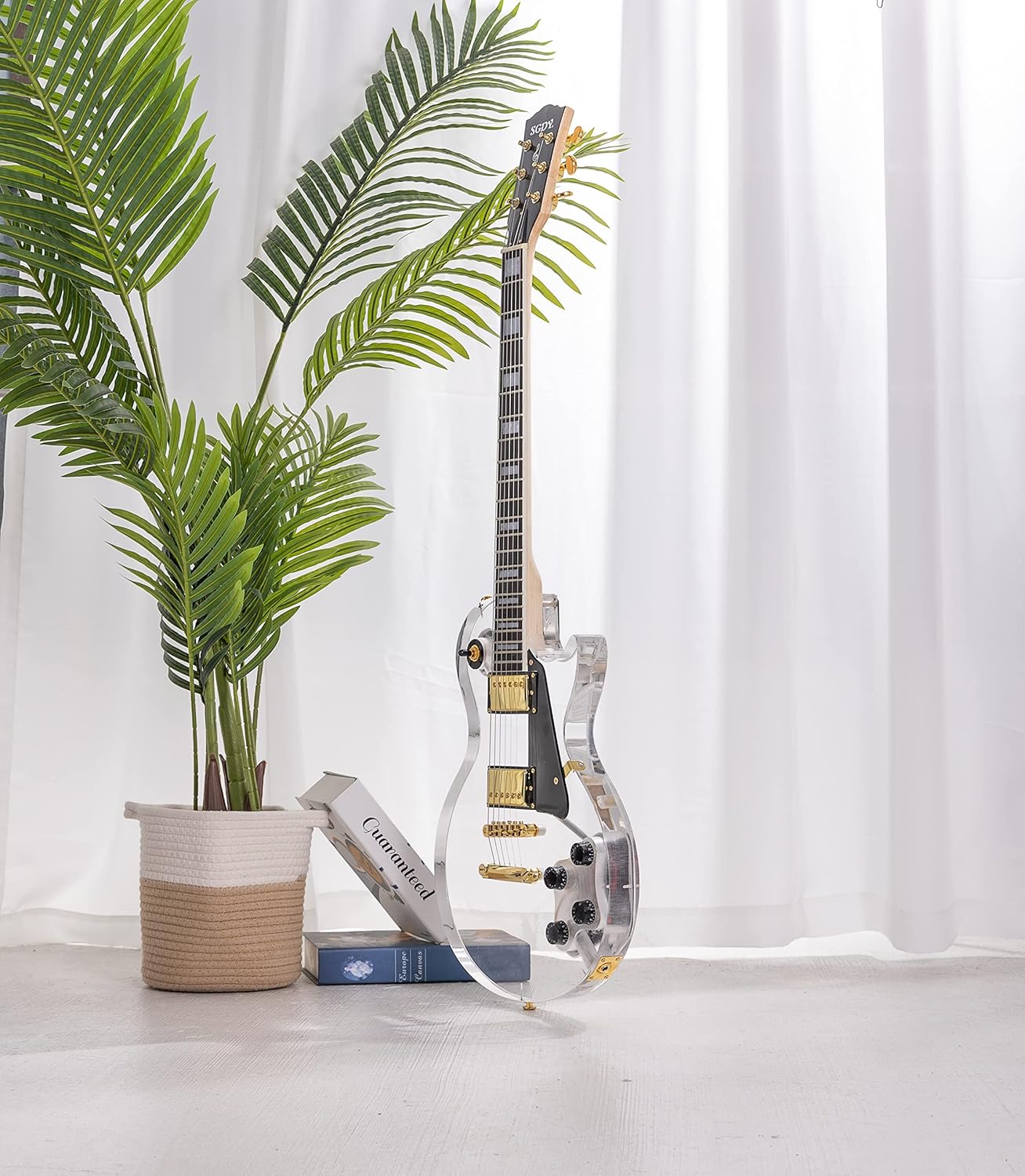 Electric Guitar,Maple Neck Rosewood Fingerboard,Organic Glass Body,6 Strings Righthand,Personalized Guitar！