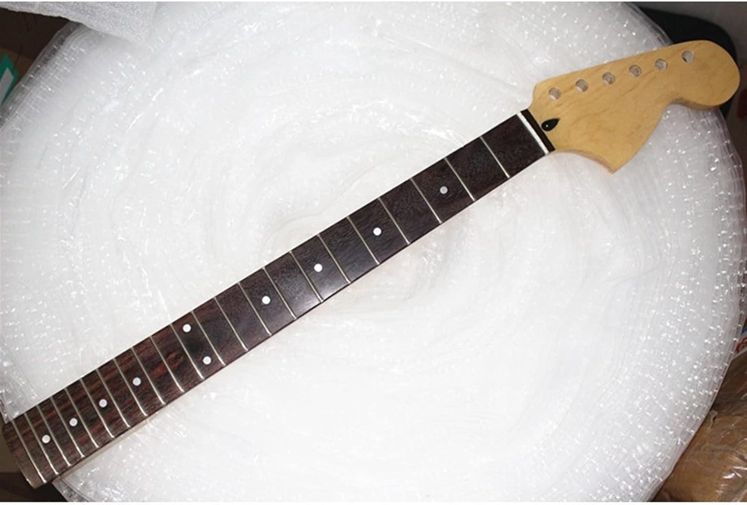 21 22 Frets Big Headstock Maple Electric Guitar Neck Rosewood Fretboard Guitar Accessories Unfinished Guitar Neck (Color : 21frets)