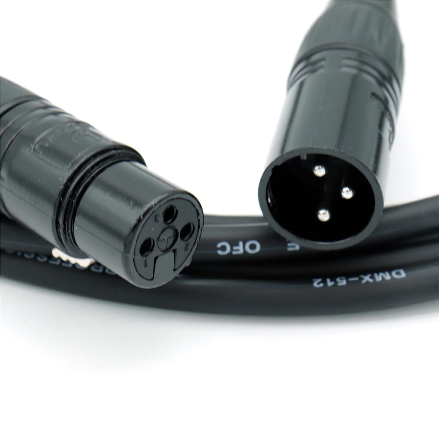 XLR Cable, Microphone Cable, Male to Female Balanced DMX Cable for Microphones, Radios, Speaker Systems, Stage Lighting(20m)