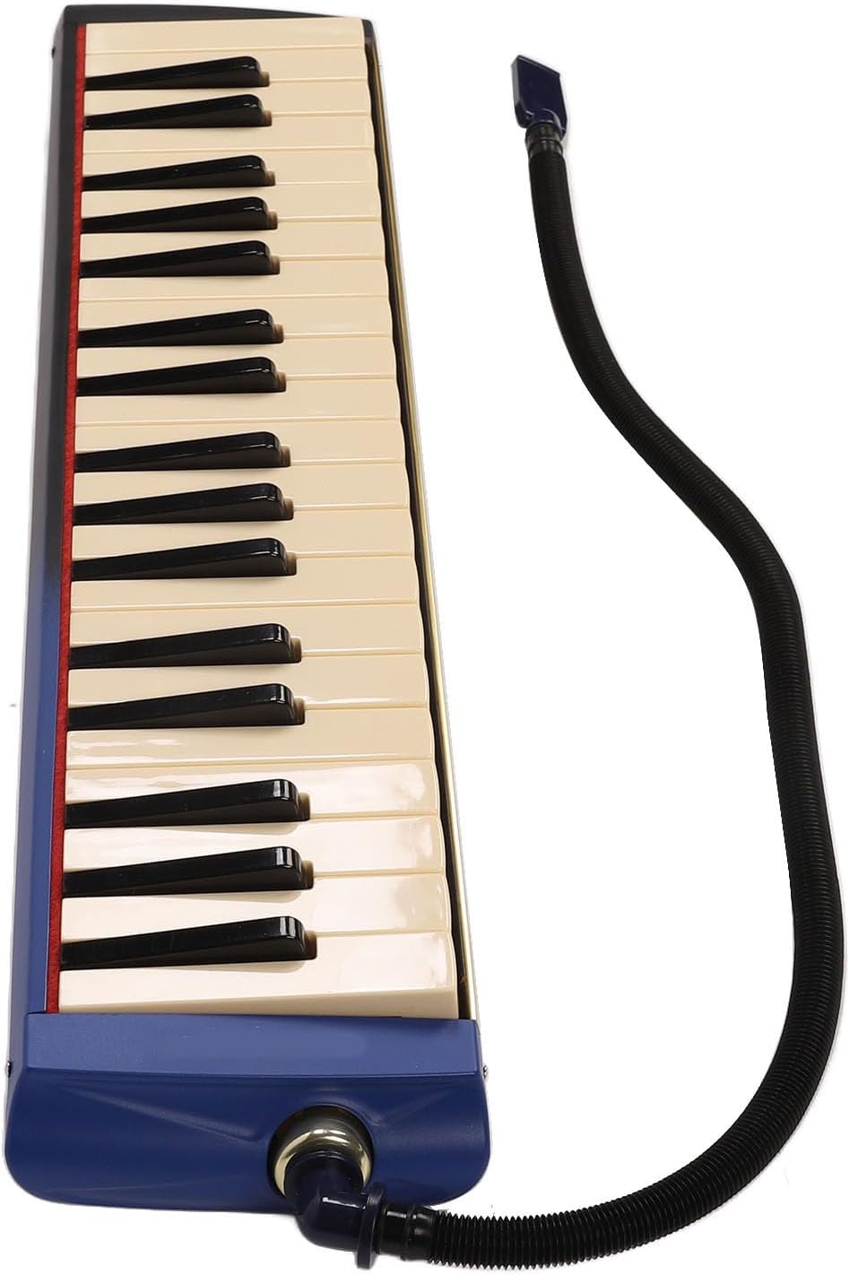 37 Key Melodica Instrument Piano, Professional Air Keyboard with Double Soft Tubes, Includes 2pcs Mouthpiece and Carrying Bag, ABS Material for Beginners and Music Performances
