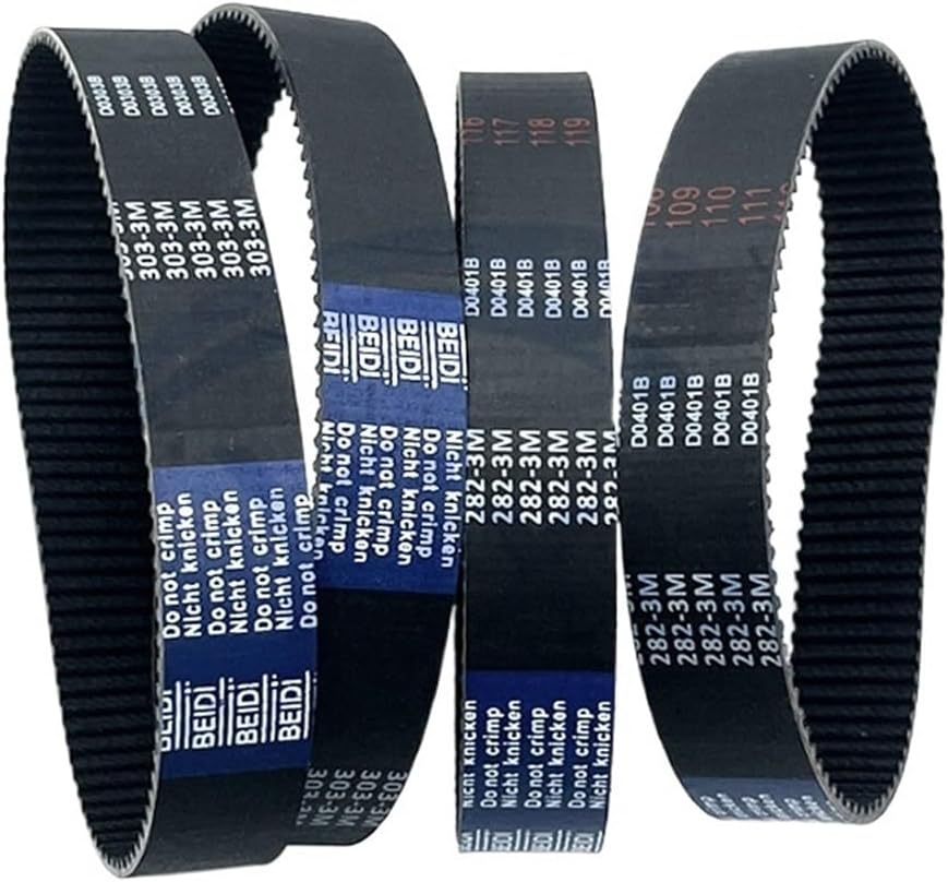 3M Timing Belt Length 195 198 201 204 207 210 213 216 219 222 225 228mm Width 6/9/10/15/20mm Sweeper Washing Machine Belt(225mm-3M-(75 Teeth),1pcs,20mm)