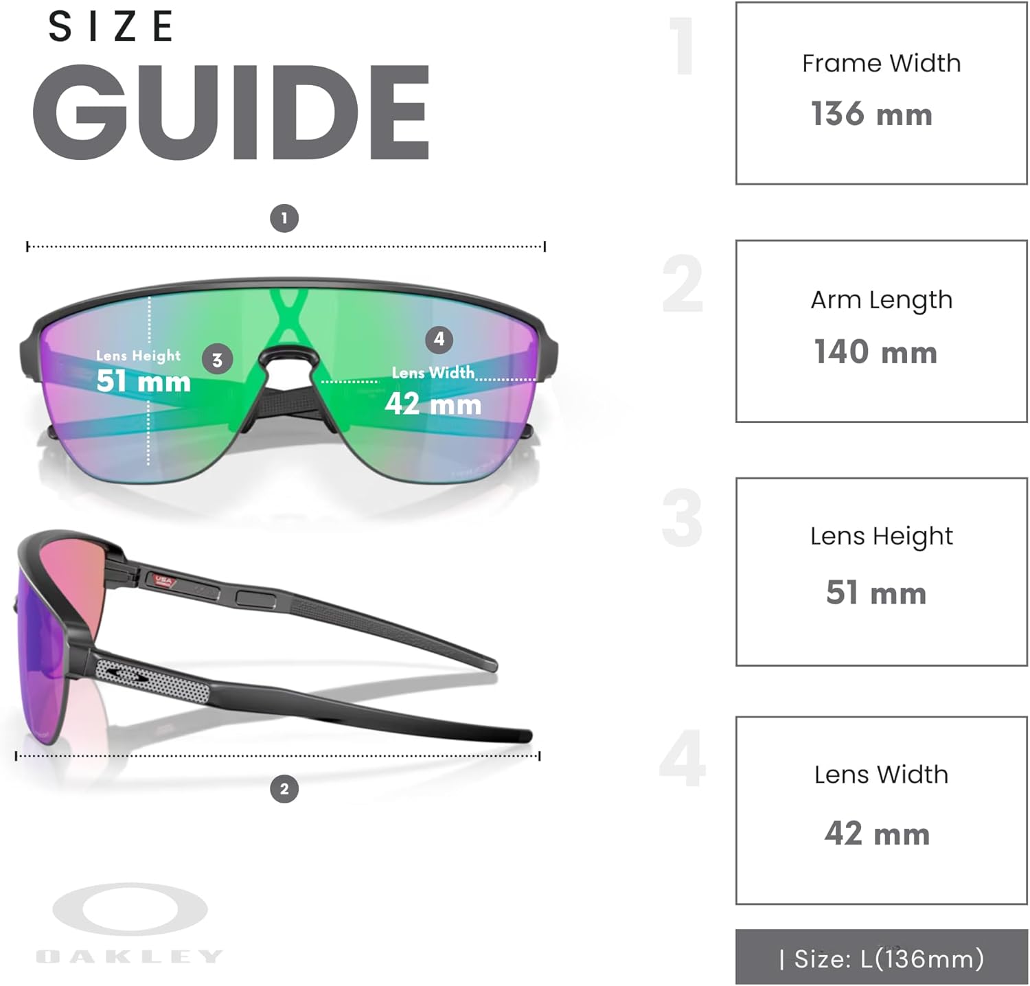 OAKLEY OO9248 Corridor Shield Wide High Bridge Sunglasses for Men+ Bundle Accessory Leash Kit, Microfiber Pouch