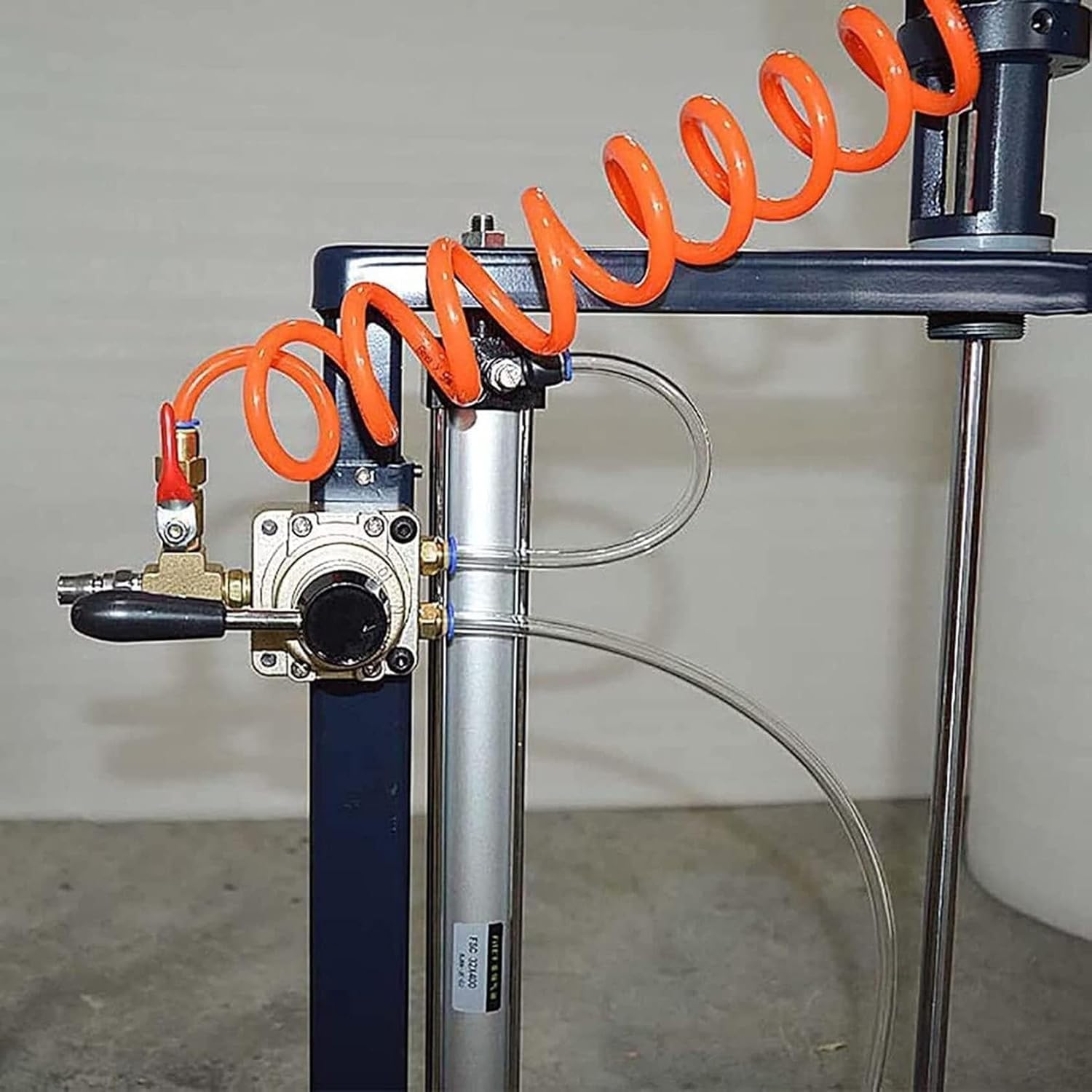 Pneumatic Paint Mixer Automatic Lifting Air Agitator Blender Stirrer Ink Glue Mixing Machine 5 Gallons 20L Air Agitator Blender Stirrer 1500-3000rpm