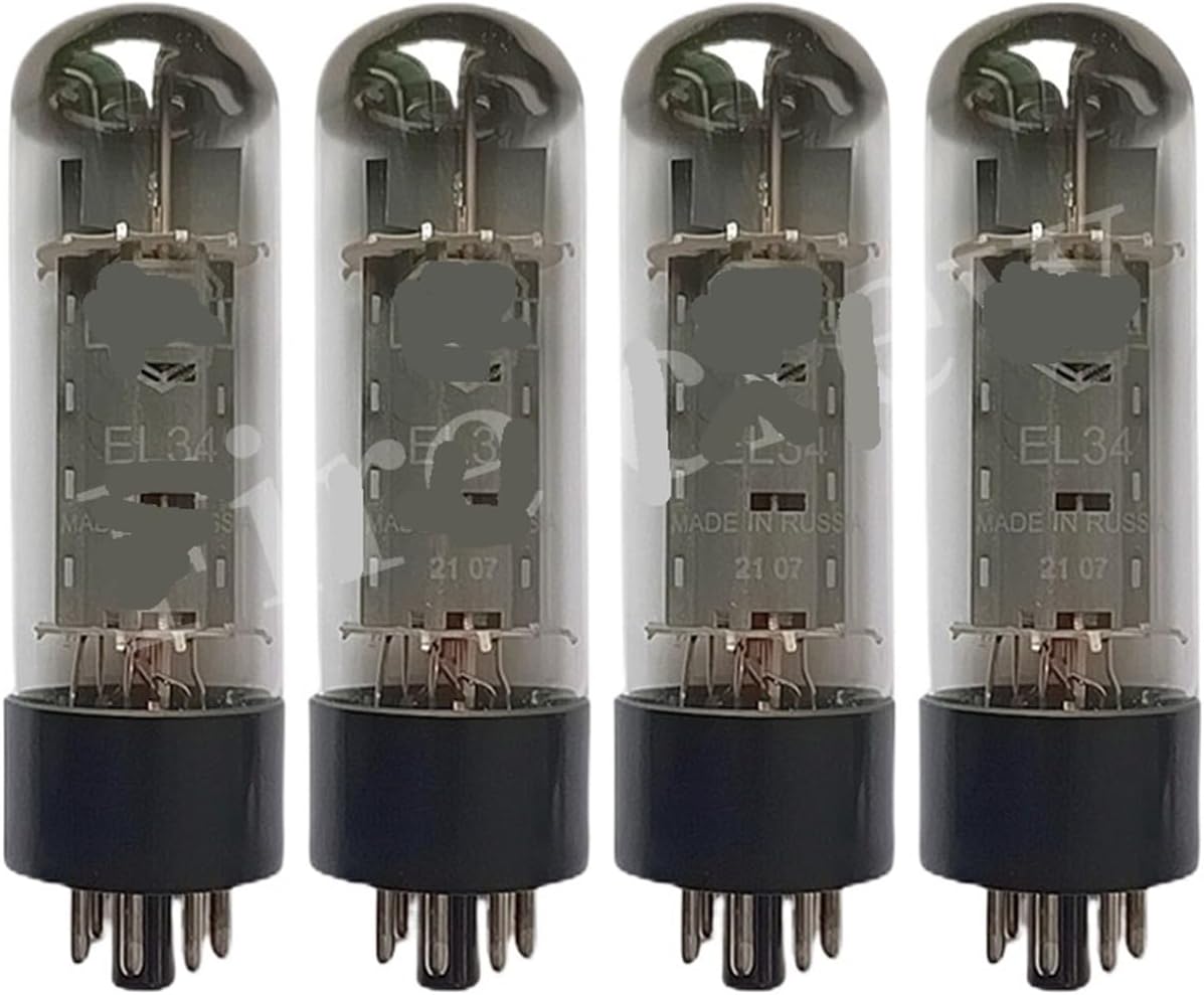 EL34 Vacuum Tube HiFi Audio Tube Replaces 6CA7 KT77 KT90 5881 6P3P KT66 Tube Amplifier kit DIY Matching Four-Way(4pcs Matched Quad)