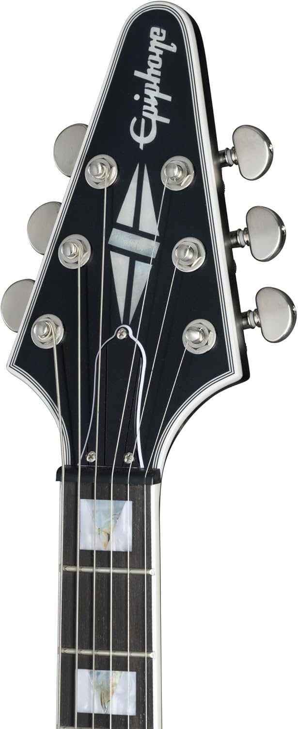 Epiphone Flying V Prophecy, Aged Jet Black Metallic with Bag