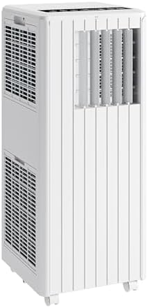 8,000 BTU Portable Air Conditioner, 3-in-1 AC Unit with Built-in Cool, Dehumidifier & Fan Modes for Room up to 350 sq.ft, 2 Fan Speeds, 24H Timer,Remote Control