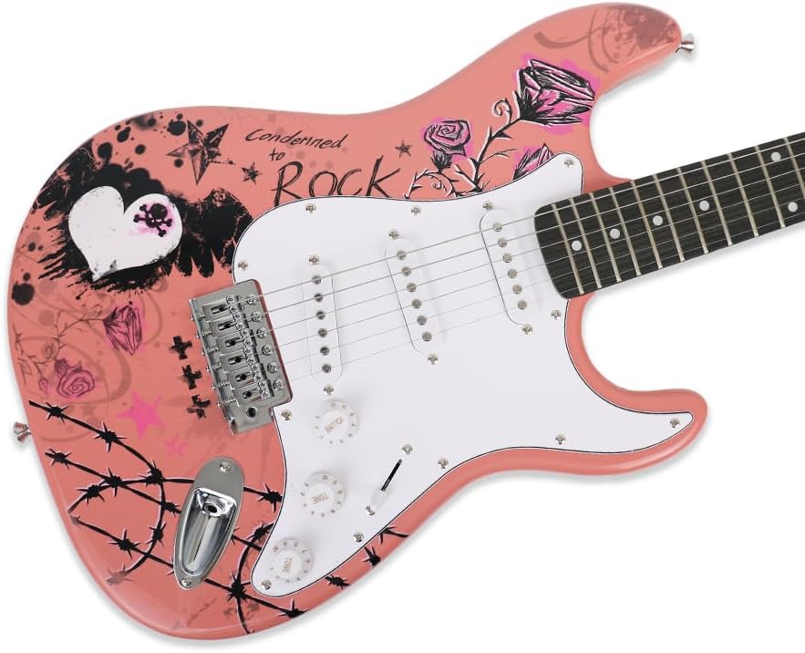 Fojill 39 Inch Electric Guitar Kit Set Beginner Starter Combo Package Bundle 20W Amplifier Amp Accessory Padded gig Bag,Picks, Cable,Strap,Extra Strings