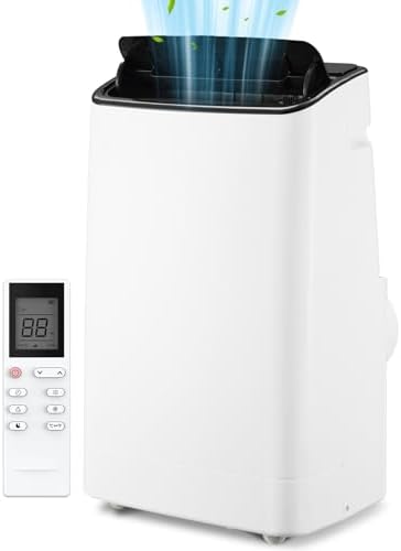 Acekool Portable Air Conditioner 14000 BTU, portable ac unit with Remote Control, Energy-Efficient Cooling for 750 Sq.ft Space, 3In1 Cool, Fan, Dehumidify Modes, windowless ac for bedroom room indoor