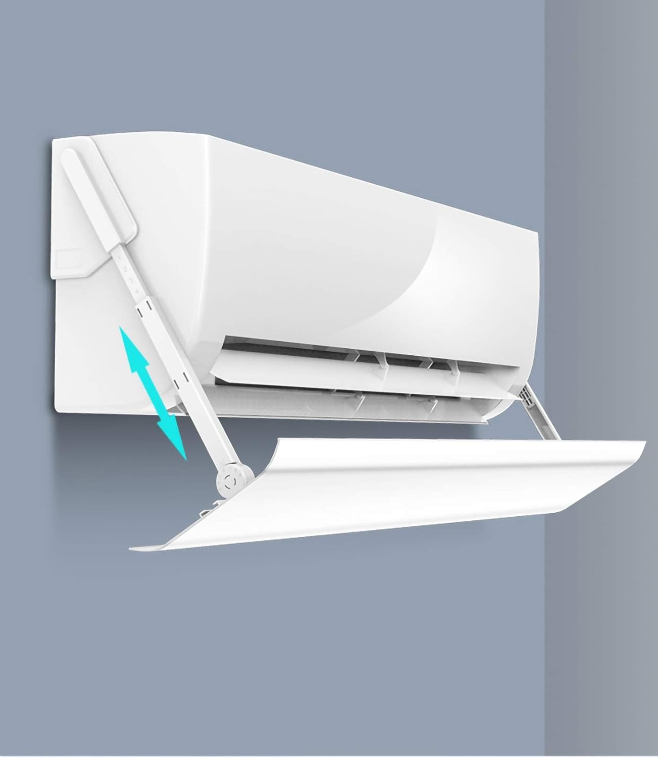 Air conditioner windshield Suitable for Air-conditioning Windshield of Different Sizes, Adjustable Wind Direction Deflector, Household Wall-mounted Air-conditioning Windshield, No Need to Perfora