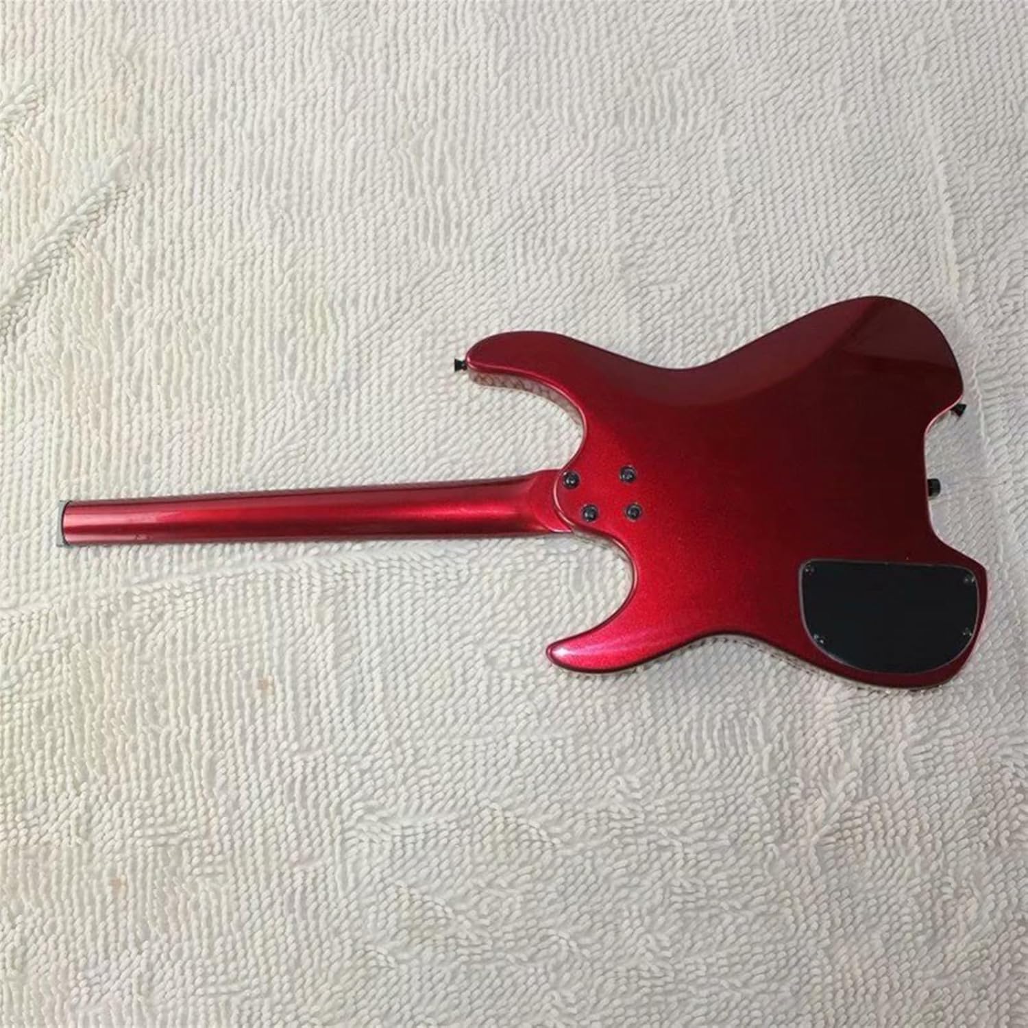 39 Inches Red Headless Electric Guitar with Rosewood Fretboard 24 Frets Professional Headless Guitar