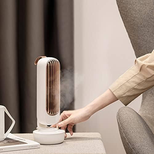 Mini Air Conditioner, Portable Evaporative Air Cooler, 6H Timer, 3 Speeds, Multi-Function Humidifier Purifier for Bedroom Office (Color : Green)