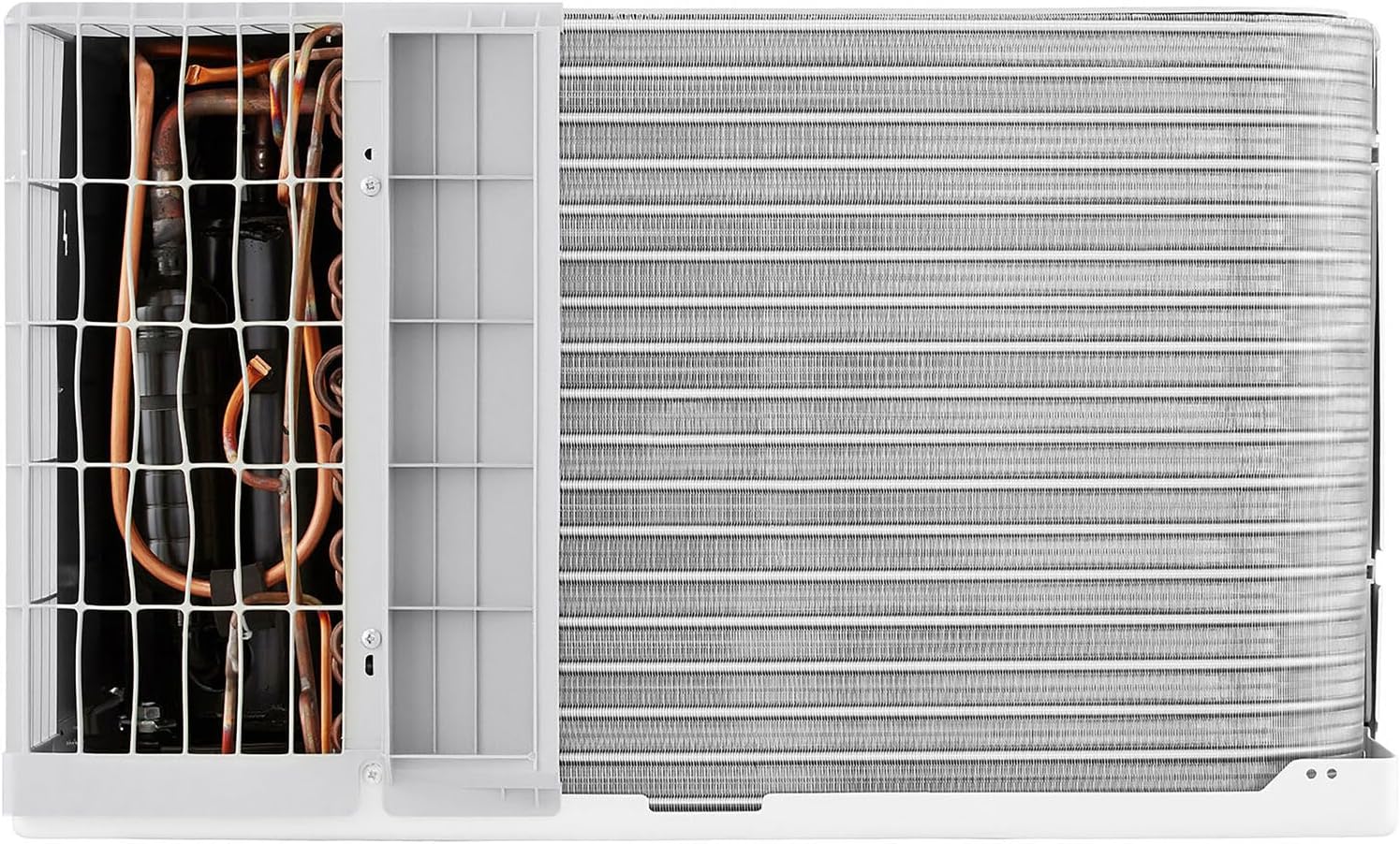 LG 9,800 BTU Through the Wall Air Conditioner with Supplemental Heat, 230V, AC Wall Unit for Rooms up to 440 Sq.Ft. (18' x 25' Room Size), Perfect for Bedroom, AC with Remote and Auto-Restart, White