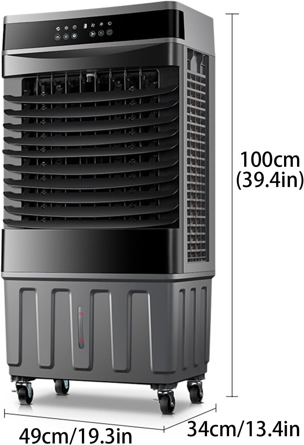 Portable Air Conditioners, 3-in-1 AC Unit with Water Tank and 12Hrs Timer, Evaporative Air Cooler for Room Factory Office(49 * 34 * 100cm)