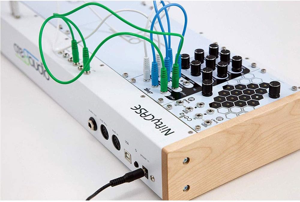 Cre8audio Eurorack Synthesizer Nifty Kit with HPC-A30 Monitor Headphones & 8 Sets Patch Cables TS to Same (3') Bundle