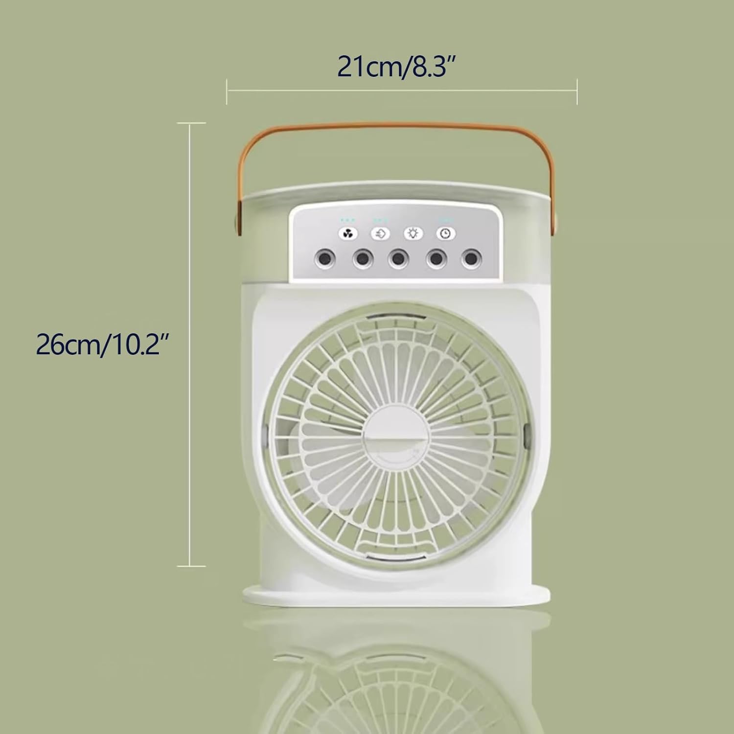 Portable Air Conditioners for Bedrooms 3 Speeds Timer Shutdown Desk Air Conditioner for Office Quiet Small 600ml Water Storage for Room Garage Patio Camping(Burst)