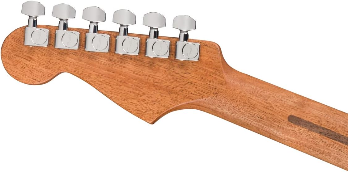 Fender American Acoustasonic Stratocaster Acoustic Electric Guitar, with 2-Year Warranty, Natural, Ebony Fingerboard, with Gig Bag