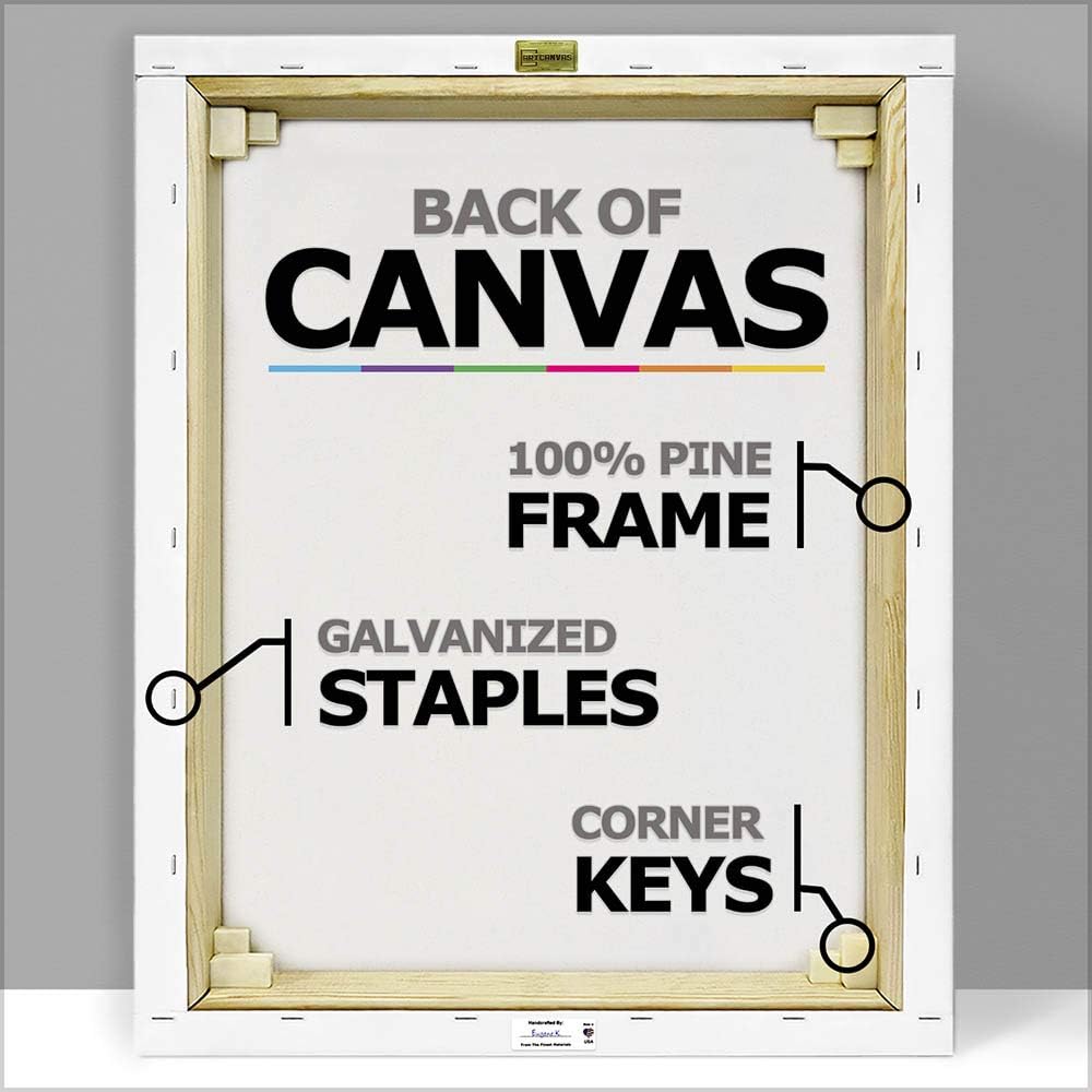 ARTCANVAS Black Electric Guitar Blues Rock Roll Instrument Canvas Art Print Stretched Framed Painting Picture Poster Giclee Wall Decor - 40