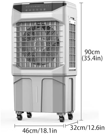 Portable Air Conditioners, 3-in-1 Evaporative Air Cooler, Swamp Coolers with Ice Pack and Timer, Portable Ac Great for Room Office(46 * 32 * 90cm)