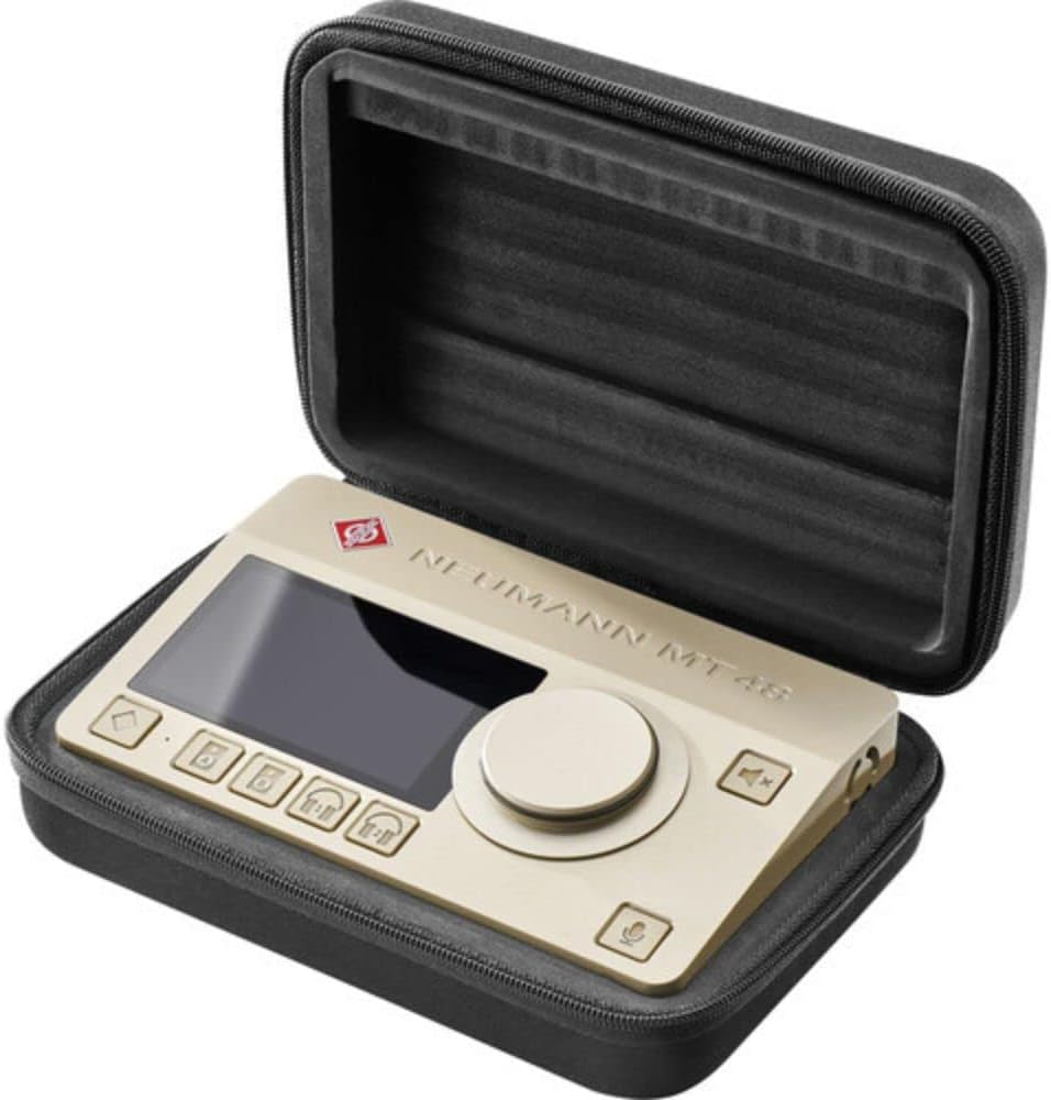 Neumann MT 48 Premium Desktop USB-C Audio Interface with Touchscreen, MIDI Interface, AES67, and ADAT/S/PDIF Connectivity Bundle with MDR-7506 Headphones and XLR-XLR Cable