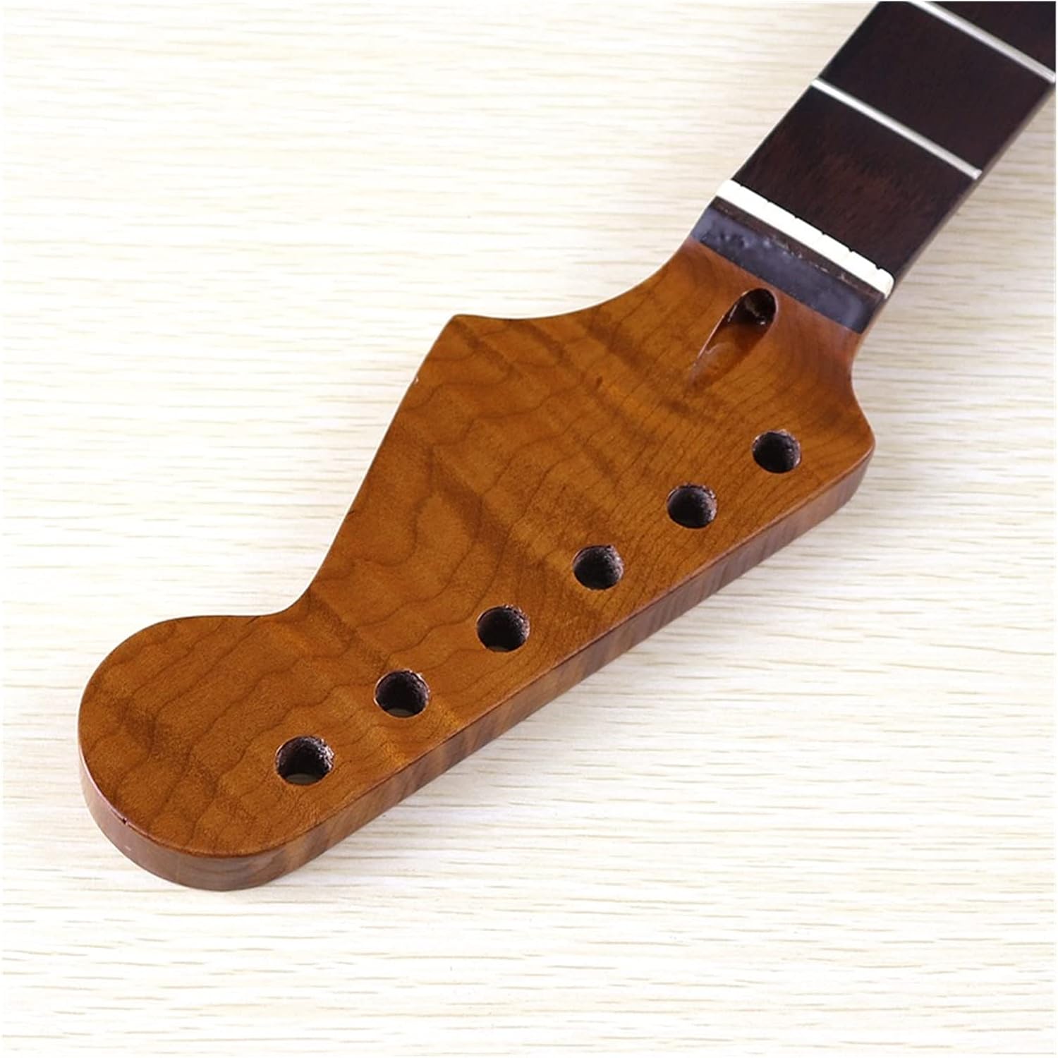 Roasted Maple Electric Guitar Neck 22 Fret Gloss for ST Style Guitar ​Neck Replacement