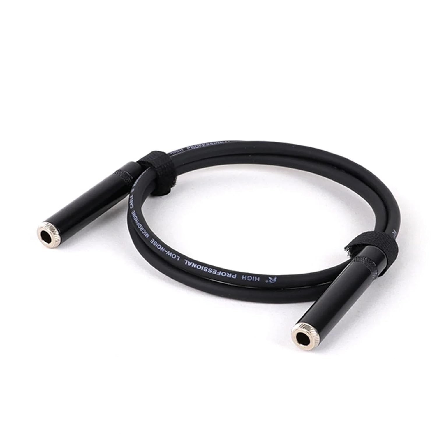 Guitar Audio Cable 1/4 Female to 1/4 Female Coupler,6.35mm Adapter Connector Extend 6.5 Stereo Cable Cord for Guitar Speaker Amplifier(Black,10m)
