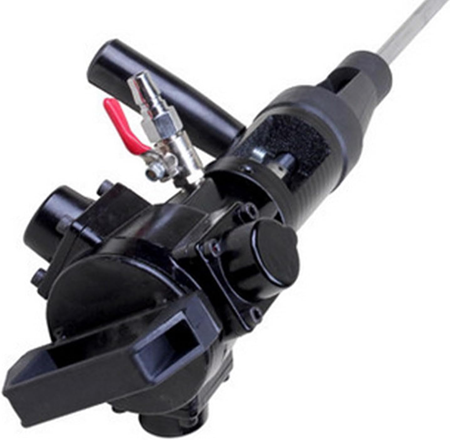 1/4HP 5 Gallon Pneumatic Paint Mixer Paint Stirring Machine with 4 Inch Mixing Impeller, Ink Dye Coating Liquid Mix Tool Tank Barrel Air Mixer