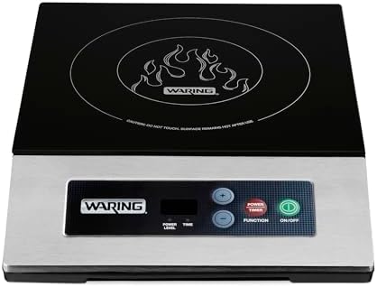 Waring Commercial Light-Duty Commercial Induction Range, 120V, 1800W