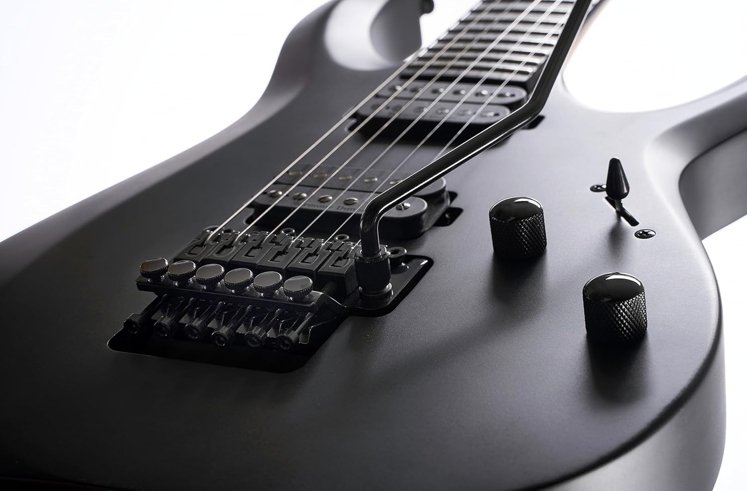 Cort X Series 500 Menace Electric Guitar, Black Satin Finish