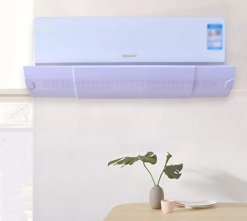 Adjustable Air Conditioner Deflector Confinement Air Deflector Outlet Air Wing Air Cooled Anti Blast Baffle Wind Direction Telescopic Windshield for Home
