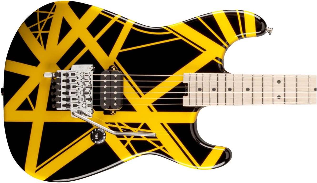 EVH Striped Series - Black with Yellow Stripes