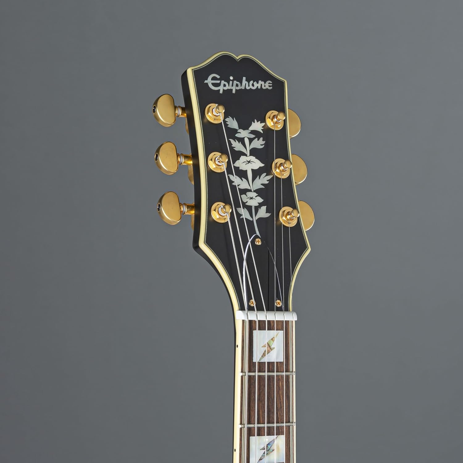 Epiphone Emily Wolfe Sheraton Stealth Black Aged Gloss with EpiLite Case